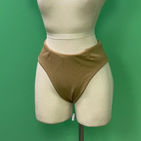 Haight | Crepe Highleg Hotpant Bikini Bottom in Satu - Picture 3 of 6